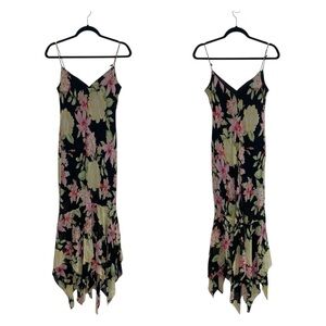 Lauren Ralph Lauren Vintage Silk Floral Maxi Dress